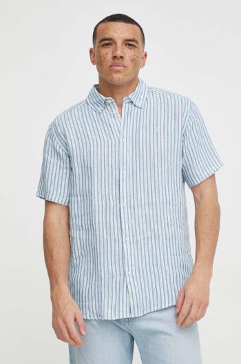 Ľanová košeľa Les Deux regular, s golierom button-down, LDM401053