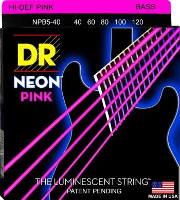 DR Strings NPB5-40 Struny pre 5-strunovú basgitaru