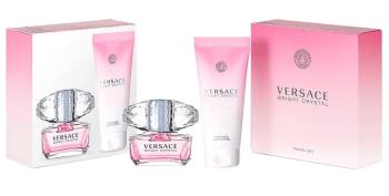 Versace Bright Crystal - toaletná voda s rozprašovačom 50 ml + telové mlieko 100 ml