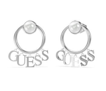 Guess Slušivé oceľové náušnice Underwater Love JUBE02265JWRHT