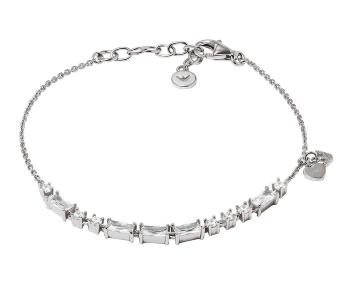 Emporio Armani Elegantný strieborný náramok pre ženy so zirkónmi EG3605040