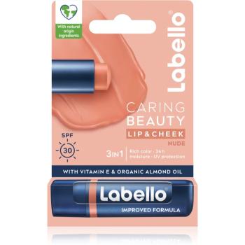 Labello Caring Beauty tónovací balzam na pery odtieň Nude 4,8 ml