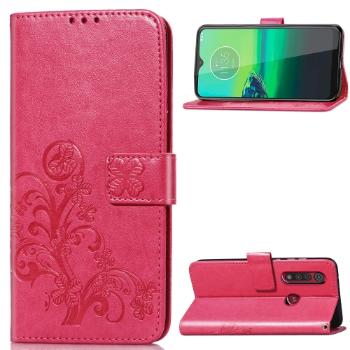 ART Peňaženkový obal Motorola Moto G8 Play  FLOWERS ružový