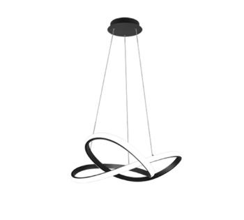 LED závesné osvetlenie Reality Course čierna R32051432