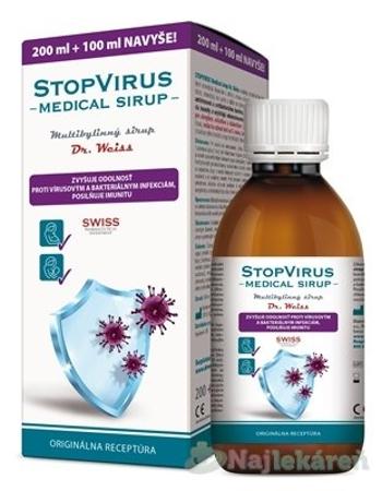 Dr. Weiss Stopvirus Medical sirup 200 + 100 ml