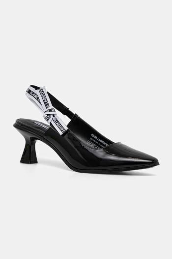 Lodičky Karl Lagerfeld PANACHE II čierna farba, KL30808A