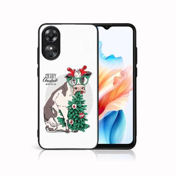 MY ART Kryt s vianočným dizajnom Oppo A38 MERRY CHRISTMAS (074)