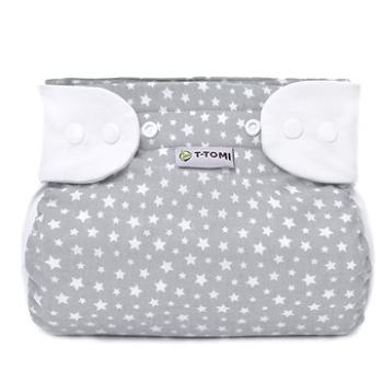T-TOMI ortopedické abdukčné nohavičky – patentky, Grey Stars (3 – 6 kg) (8594166548015)