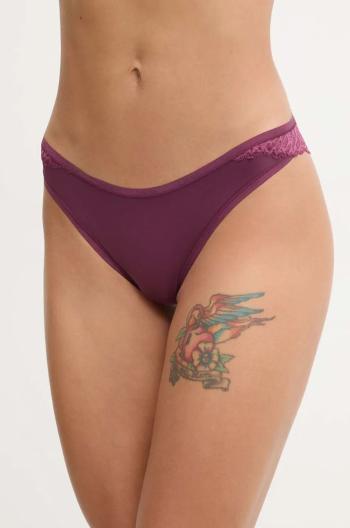 Brazílske nohavičky Calvin Klein Underwear ružová farba, 000QF7829E