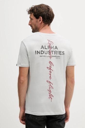 Bavlnené tričko Alpha Industries pánske, s potlačou, 148516.666