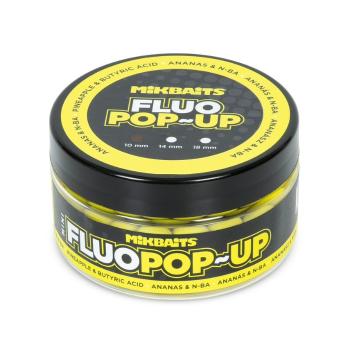 Mikbaits mini plávajúce boilie fluo 100 ml 10 mm - ananás n-ba