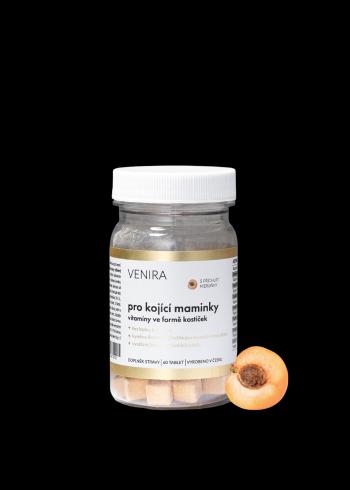 VENIRA vitamíny pre dojčiace ženy, marhuľa 60 mäkkých kapsúl