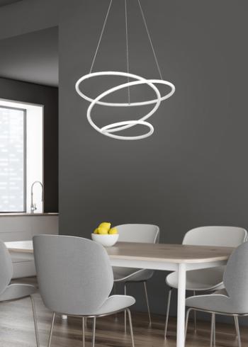 LED závesné osvetlenie Reality Bologna biela R37051131