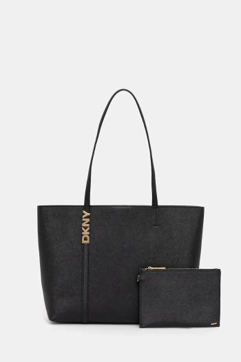 Kožená kabelka Dkny čierna farba, R52AKG54