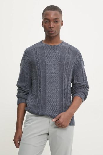 Sveter Hollister Co. pánsky, šedá farba, KI320-4049