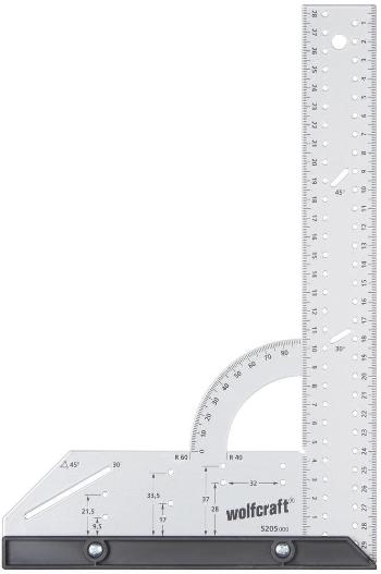 Szögvas WOLFCRAFT Univerzális derékszög 300x200 mm