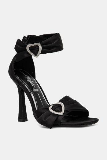 Sandále Buffalo Fairy Chic Heart čierna farba, 1291618-BLK