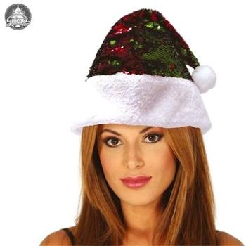 Čiapka Santa Claus s flitrami  – Mikuláš – Vianoce (8412672411015)