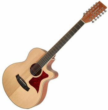 Tanglewood TW12 CE Natural 12-strunová elektroakustická gitara