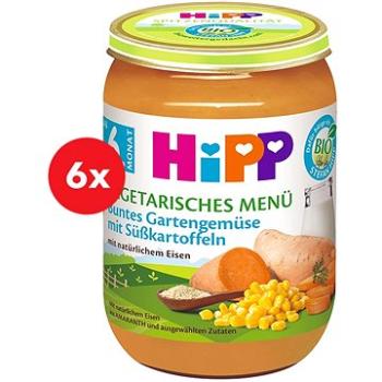 HiPP BIO Zelenina zo záhradky so sladkými zemiakmi 6× 190 g (4062300202917)