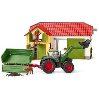 Schleich Traktor s vlečkou (4059433573731)
