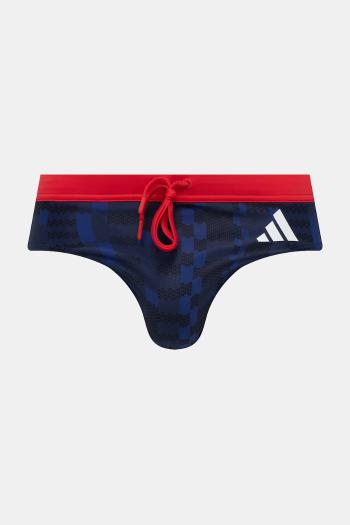 Plavky adidas Performance x Tom Daley modrá farba, JV7204
