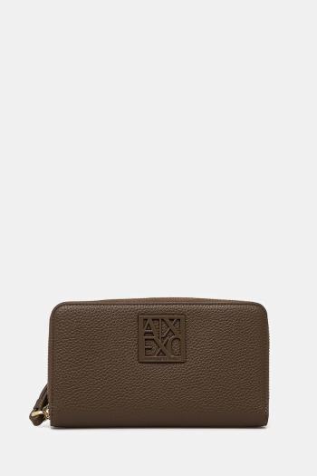 Peňaženka Armani Exchange dámska, hnedá farba, XW000361 AF11902