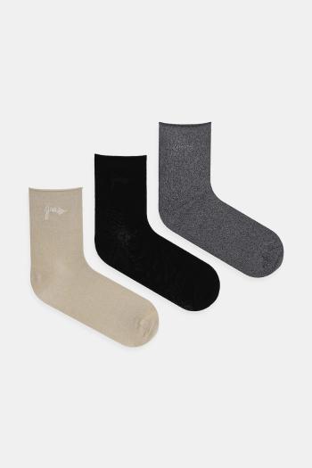 Ponožky Guess 3-pak dámske, viac farieb, O5RG08 KC230
