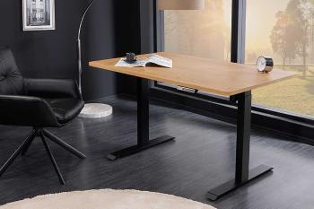 LuxD Výškovo nastaviteľný písací stôl Jayden 120 cm imitácia dub