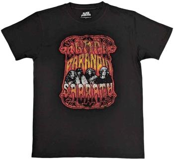 Black Sabbath Tričko Paranoid Psych Unisex Black L