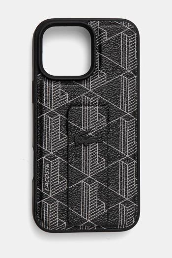 Puzdro na mobil Lacoste iPhone 16 Pro Max 6,9 čierna farba, LCHCP16XGSPBSK