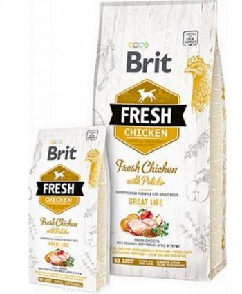 BRIT Fresh Adult Great Life kura so zemiakom 2,5kg