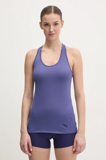 Tréningový top Puma Train All Day Essentials fialová farba, 525887