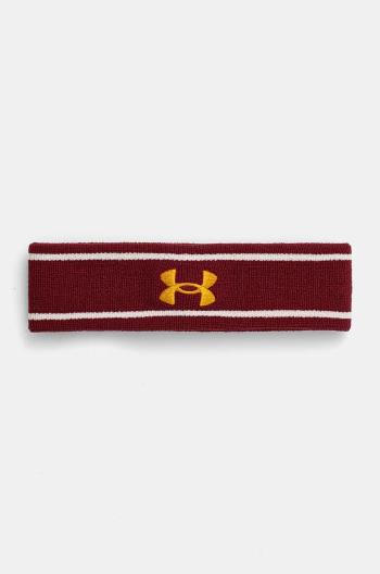 Čelenka Under Armour bordová farba, 1373118