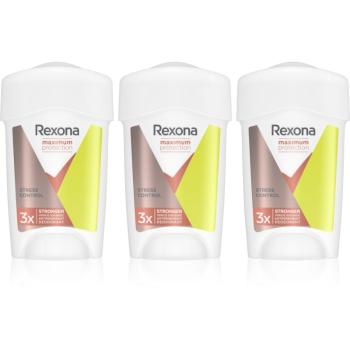 Rexona Maximum Protection Stress Control krémový antiperspirant redukujúci potenie výhodné balenie