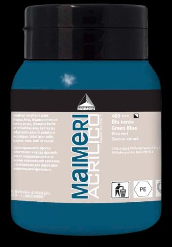 MAIMERI ACRILICO - Akrylové farby 409 - green blue, 0,5 L
