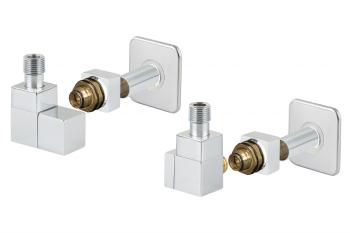 HOPA - EDGE-SET, rohový hranatý ventil (Z6) - Farba - Chróm, Variant - Ľavá RDEDGESETLC