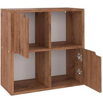 Shumee hnedý dub 60 × 27,5 × 59,5 cm drevotrieska, 338172