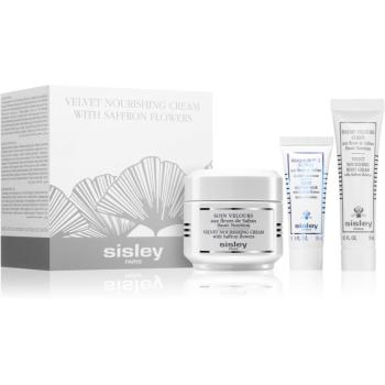 Sisley Velvet Nourishing Cream with Saffron Flowers sada pre starostlivosť o pleť