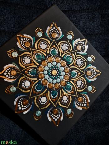 Pontozott mandala - Bőség, egészség