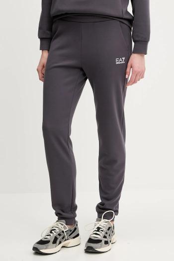 Tepláky EA7 Emporio Armani šedá farba, s potlačou, AF10443.7W000075