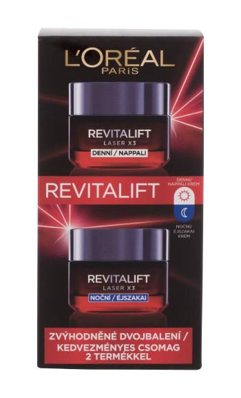 L'ORÉAL PARIS Revitalift Laser dvojbalenie denný a nočný krém 2 x 50 ml