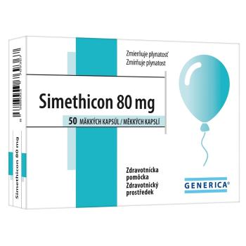 GENERICA Simethicon 80 mg 50 mäkkých kapsúl