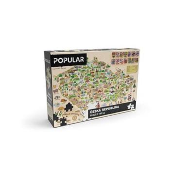 Popular Puzzle – Mapa Českej republiky, 160 ks (8591864916832)