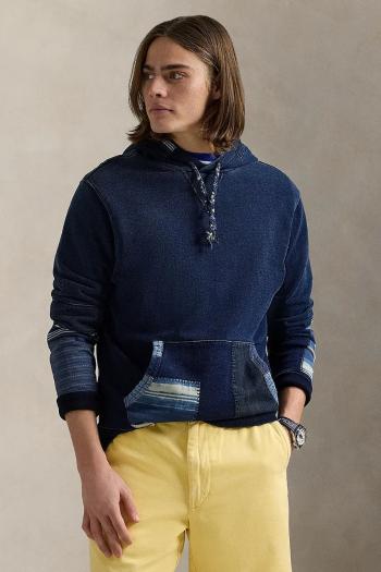 Bavlnená mikina Polo Ralph Lauren pánska, s kapucňou, jednofarebná, 710958243