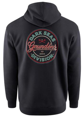 Grundéns mikina dark seas x grundens instinctive fz hoodie black - xxxl