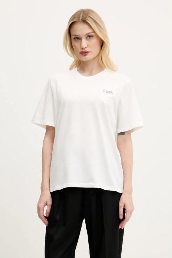 Bavlnené tričko MM6 Maison Margiela dámske, biela farba, S52GC0336