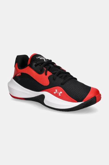 Basketbalové topánky Under Armour Lockdown 7 Low červená farba, 3027646