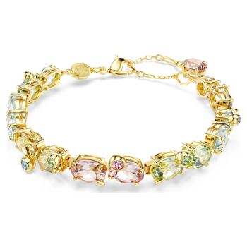 Swarovski Jedinečný náramok s trblietavými farebnými kryštálmi Tennis Gema 5705808