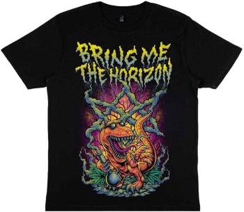 Bring Me The Horizon Tričko Smoking Dinosaur Unisex Black M